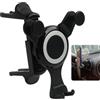 Fllyvly Supporto per telefono auto per griglia di ventilazione, rotazione a 360 gradi, compatibile con Mercedes e altre marche, ideale per smartphone da 4 a 6,5 pollici, installazione facile e sicura