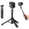 ULANZI MT95 Mini treppiede per selfie stick compatibile con DJI Action 6/Nano/Xtra Atto, Sgancio rapido magnetico, Testa a sfera a 360°, 3 in 1, Mini treppiede leggero e tascabile