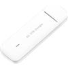 BROVI Modem Cat 4 Dongle, wireless ad accesso rapido, LTE/HSPA+/HSPA/UMTS, bianco