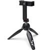 JOBY HandyPod 2 Kit, Treppiede da Tavolo per Smartphone, Supporto per Telefono GripTight 360 e Supporto a Perno, Action Cam, Fotocamere Mirrorless, Dispositivi fino a 1 kg, Nero