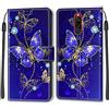Feyten Cover per Xiaomi Redmi 8/8A, Custodia in Pelle Redmi 8/8A, Flip Custodia Pelle PU con [Magnetica][TPU Antiurto][Supporto Stand], Cover a Libro Portafoglio per Xiaomi Redmi 8/8A (Farfalla 2)