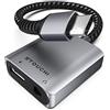 Stouchi USB C a Jack da 3,5mm e Adattatore per Caricabatterie, 2-in-1 USB Tipo C per Adattatore Audio per Cuffie, DAC AD Alta Risoluzione,Supporto Samsung Galaxy S21 S20, Pad Pro Mini6, Pixel 6/6a