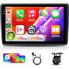 Hodozzy 【4+64G】Hodozzy Carplay Autoradio per Renault Trafic 2001-2010/Opel Vivaro 2006-2010/Nissan Primastar 2006-2014, 9 Pollici Schermo In-Cell Bluetooth 5.0 con Android Auto/EQ/GPS/Wifi/RDS/USB/SWC