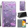 KENHONER Custodia per Samsung Galaxy A33 5G, fiore | Portafoglio Pelle PU, Magnetica, Resistente Agli Urti, Scomparto Carte Credito, Pieghevole, Flip Libro, Motivo