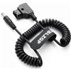 ZBLZGP Power Tap D Tap to 2.1 DC 12v Cavo per KiPRO LCD Monitor Lectrosonic Atomos Shogun Inferno (dritto 2.1DC)
