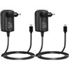 Security-01 Confezione da 2 alimentatori AC a DC 5 V 2 A, spina USB C