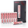 PHOTOOLEX Batterie Ricaricabili AAA 8 pezzi - 1300mWh batterie ricaricabili al litio aaa 1,5 V ad alta potenza di uscita tripla A batteria agli ioni di litio, 1600 cicli AAA (non caricatore)