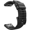 MoKo Cinturino Silicone 22mm QuickFit Compatibile con Garmin Fenix, Nero