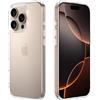 Captor Cover iPhone 16 Pro, Custodia Trasparente in Silicone Morbido, Protezione Fotocamera, Anti-Ingiallimento, Flessibile e Resistente per iPhone 16 Pro Cover (Bordi Rialzati)