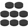 QUARKZMAN 8 Pezzi Piedini Isolamento Singola Faccia Altoparlanti, 35mmx10mm Base Antiscivolo Schiuma Assorbimento Urto Piedistallo Altoparlanti Per Sistema Audio HiFi Home Theater, Nero