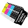 Tinnee 10 Cartucce d'inchiostro compatibili con Epson T1281 T1282 T1283 T1284 per Epson Stylus BX305F SX430W SX125 SX130 SX230 SX235W BX305FW SX420W SX440W Nero Ciano Magenta Giallo