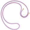 mtb more energy® Corda di Ricambio per Collana Smartphone - Unicorno Viola - compresi Cappucci protettivi (Oro) - cuerda de intercambio de Tirante Catena Banda