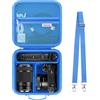 Supmay Borsa da trasporto per fotocamere digitali Sony Alpha ZV-E10K/ ZV-E10 II/ZV-E1/ a6400/ a6700/ a6100/ a6000/ a6500/ a6600, scomparto per treppiede, obiettivo e batteria, Blu