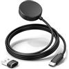 Amzpas Caricatore per Samsung Galaxy Watch 7/ Ultra/FE/ 6/6 Classic/ 5/5 Pro/ 4/4 Classic/ 3/ Watch Active 2/Active, Cavo di Ricarica USB C per Samsung Orologio con Spina Adattatore USB (100cm)