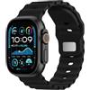 BXUXOHS Cinturino Silicone Ocean per Apple Watch Ultra/3/2 49mm 46mm 45mm 44mm 42mm