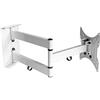 Drall Supporto universale a parete per TV da 16-55 pollici (40-139,7 cm) - Estensibile fino a 65 cm Inclinazione girevole - Staffa per TV LED LCD 3D HD Plasma - VESA 100 200 bianco Modello: L22W