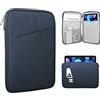 TiMOVO Custodia Tablet 9-11 Pollici con Tasca, Grigio Siderale