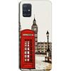 Mixroom - Cover Custodia Back Case In TPU Silicone Morbida Per Oppo A74 5G Fantasia Cabina Telefonica Londra M732
