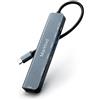 Marktivo Hub USB-C 7 in 1, adattatore multiporta per MacBook Pro/Air, HDMI 4K, funzione di ricarica PD da 100 W, USB 3.0 e USB 2.0, lettore di schede SD/TF, dock in alluminio di tipo C per Chromebook, Dell, HP