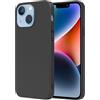 NEW'C Cover per iPhone 14, Nera Silicone Morbido Antiurto Sottile