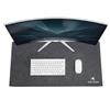 Generico Tappetino Scrivania XXL 80x40 cm in Feltro Premium - Desk Mat Elegante per Ufficio e MacBook, Antiscivolo, Superficie Morbida e Protettiva, Design Minimal