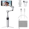Insta360 Flow 2 Plus Pack Tracker IA Grigio - Gimbal per iPhone/Android