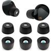 YieJoya Memory Foam Ear Buds per Sony WF-1000XM5, tappi per le orecchie di ricambio Sony Ear Piece Foam Tips per WF-1000XM5 WF-1000XM4 Fit Charging Case (superficie opaca, 3 paia, L)
