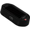 BaZuyunMd 1 impianto di allarme per auto, antifurto, luce lampeggiante solare, luce lampeggiante di sicurezza per auto, camper, moto, sistema di allarme antifurto (nero)