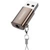 MOSWAG Audio USB a Jack 3.5 mm TRRS in Lega di Zinco con Gancio