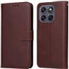 YUXING Cover per Motorola Moto G67/G77/G87, Custodia a Libro in Pelle | Portafoglio, Blocco RFID, Porta Carte e Tasca Contanti, Chiusura Magnetica, Supporto, Antiurto-Marrone