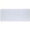 Perixx PERIBOARD-832M Tastiera Wireless Mini Retroilluminata, Bluetooth 5.1, Tasti a Forbice, Ricarica USB-C, Compatibile con macOS 11.2.1+, Layout Italiano QWERTY, Bianco