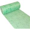 Deko AS GmbH Runner decorativo con motivo a rose (impermeabile, effetto loto, superficie vellutata, rotolo da 5 m, larghezza 30 cm, 100% nylon), colore menta