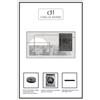 Foutastic Set di 2 tappetini da bagno morbidi, 100% poliestere, 600 g/m², antiscivolo, antibatterici, dimensioni: 60 x 100 cm e 50 x 60 cm, lavabili in lavatrice, colore: grigio