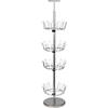 Household Essentials 2135 Shoe Tree, con Ripiani Silver Finish