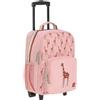 Lässig Kids Trolley Valigia da viaggio con cinghie e ruote da 3 anni, 22 litri, 46 cm/Kids Trolley Safari Giraffe