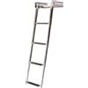 Scaletta telescopica Inox 4 Gradini con corrimano per Barca Gommone plancette