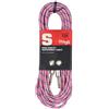 Stagg SGC6VT PK - Cavo per Strumenti, 6 m, Straight - Standard, da Jack a Jack, Rosa Tweed