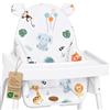Totsy Baby Cuscino per seggiolone bambino pieghevole riduttore - coprisedile sostegno per Ikea Antilop seggiolone pappa e bebè - riduttore idrorepellente lavabile Safari