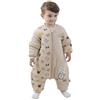 Mosebears Sacco nanna 2.5 Tog per bambino con gambe Sacco nanna per bambini foderato in caldo invernale con maniche staccabili, pigiama unisex per bambina