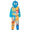 Get Trend Sonic The Hedgehog Tuta Intera Bambino 4-10 Anni, Pile Pigiama Intero Bambini con o Senza Cappuccio, Regalo Ragazzo (9-10 Anni, Multi Sonic)