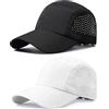 TAGVO 2 Confezioni Cappello da Baseball Ad Asciugatura Rapida, Cappello da Corsa Sportivo con Protezione dai Raggi UV di Rete Leggera Pieghevole e Traspirante, Cappelli da Sole Regolabili all'aperto