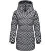 Ragwear Cappotto invernale lungo da donna con cappuccio, caldo trapuntato con motivo a cavallo del gallo, impermeabile e traspirante, stampa Niara YOUMODO XS-3XL