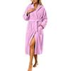 Duohropke Set di 2 accappatoi per sauna, 1 pezzo, in soffice cotone, personalizzabile, accappatoio da sauna, accappatoio da sauna, accappatoio in spugna, kimono, 03 rosa., XL