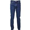 Mastino Jeans Uomo 5 Tasche Denim Regular Fit Gamba Dritta Elasticizzato Vita Alta (52, Denim)