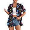 hohololo Hawaii - Camicia da donna vintage 90, stile retrò, 80 pezzi