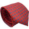 CARACCIOLO Cravatta uomo Sartoriale in seta - Squisita fattura ed elegante varietà (MERG.ROSSO)