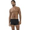 Mey 49121-123 Men's Casual Cotton Black Solid Colour Fitted Boxer Medium (Brand Size 5)