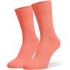 ONESCK Calzini in cotone super morbido per uomo e donna, traspiranti, tinta unita, per look business casual, 1 paio, Rosa corallo., 8-12
