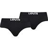 Levi's Brief, Biancheria intima Uomo, Sostenibile Nero, S
