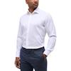 Eterna Camicia a Maniche Lunghe Modern Fit Performance Shirt Stretch Bianco Uni, 42 Uomo